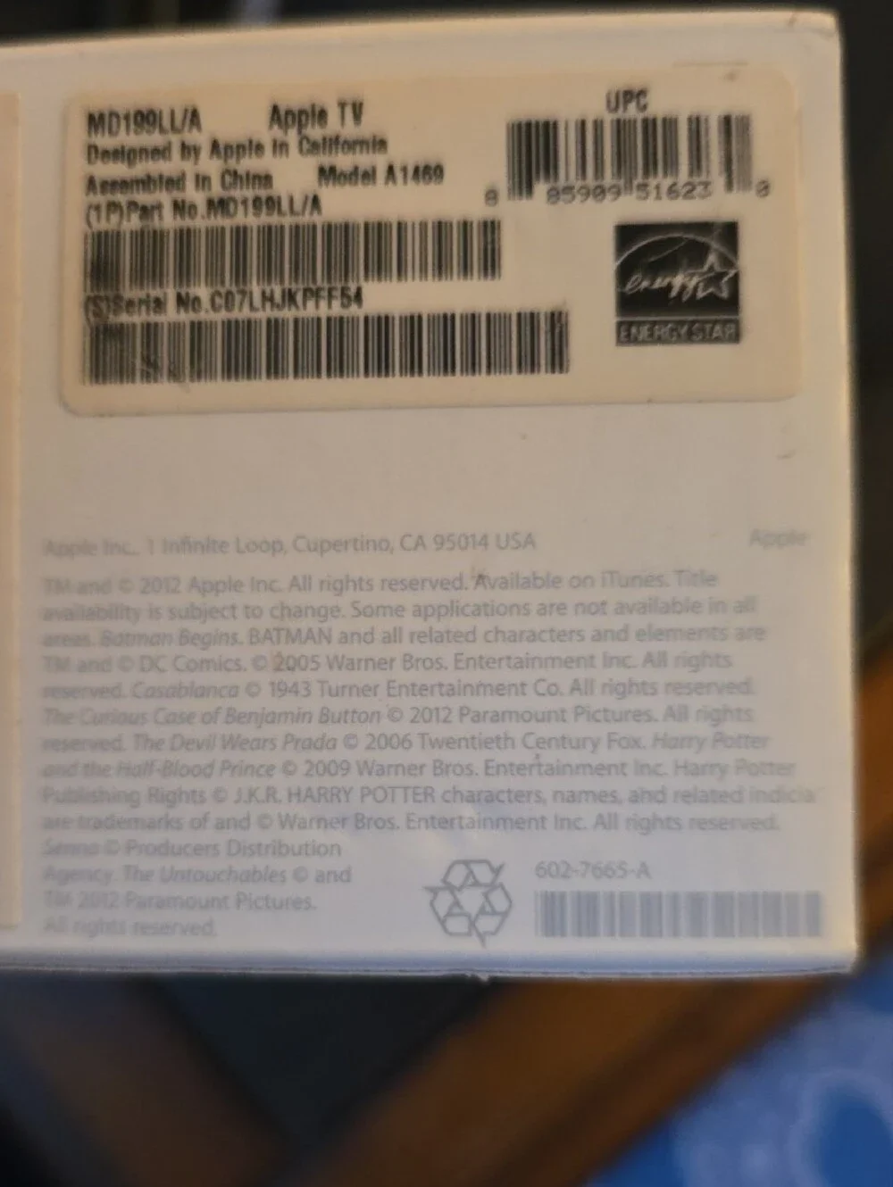 Apple TV Streaming Box - Black